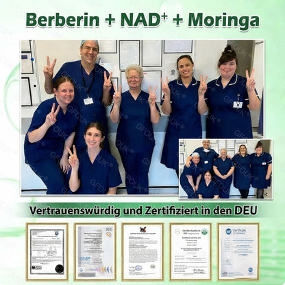 🫣🇩🇪Offizieller Shop | ✅ GFOUK® Moringa Berberinex NAD+ 10-in-1 Nano-Mikronadel-Patch (Nur einmal täglich, sichtbare Veränderungen in 7 Tagen) ✅ Für Übergewicht, lockere Haut, Diabetes, Schlafapnoe, Gelenkprobleme und mehr