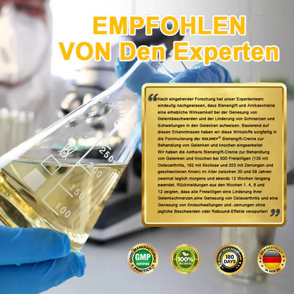 ✅ Offizieller Shop: Rolimey® Bienengift-Schmerzlinderungs Knochenheilungs Creme 👨‍⚕️(Reduzierung von Gelenkschwellungen, Schmerzen, Steifheit, Rötungen, Wärme, Muskelkater und Gelenkmüdigkeit)