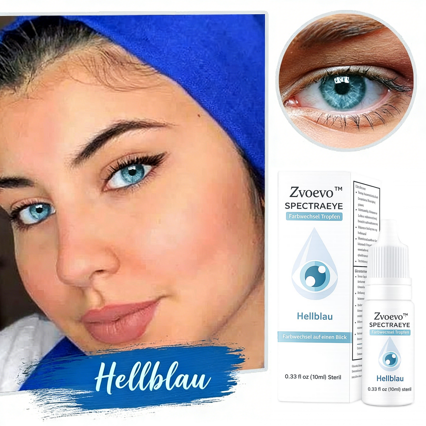 👩‍🔬ZVOEVO™ SpectraEye Farbwechsel-Augentropfen Pro (👁️ Klinisch getestet & von Augenärzten empfohlen)